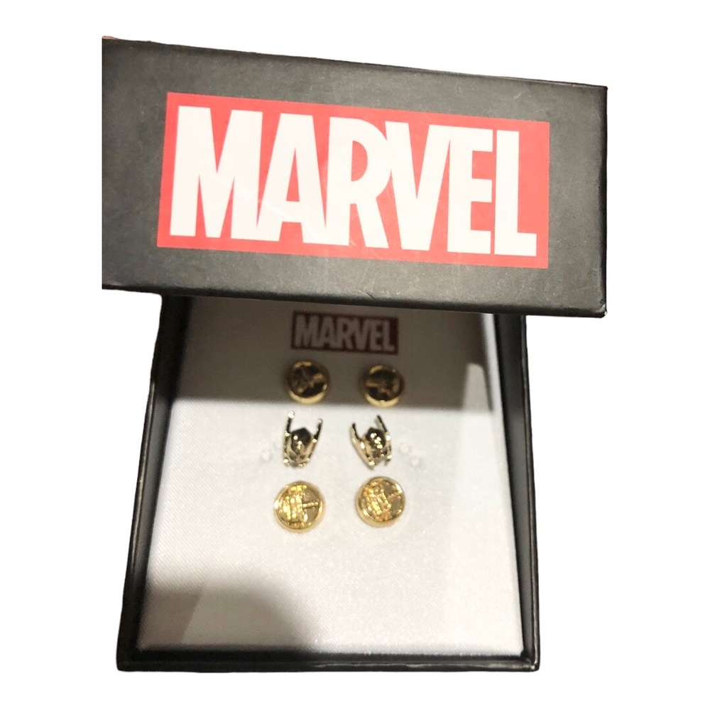 Marvel comics Thor love & thunder 6piece stud earrings boxed set new - Picture 10 of 12